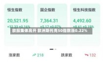 欧股集体高开 欧洲斯托克50指数涨0.22%