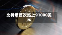 比特币首次站上91000美元