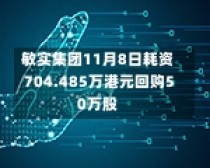 敏实集团11月8日耗资704.485万港元回购50万股